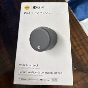 Brand NEW August Home AUG-SL05-M01-G01 Wi-Fi Smart Lock Matte Black